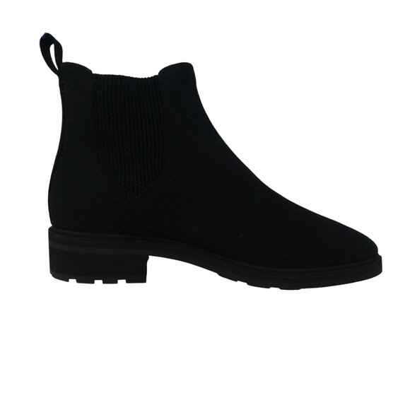 Rothys The Lug Black Knit Wool Blend Water Resistant Chelsea Boots Womens 12 - Picture 5 of 14